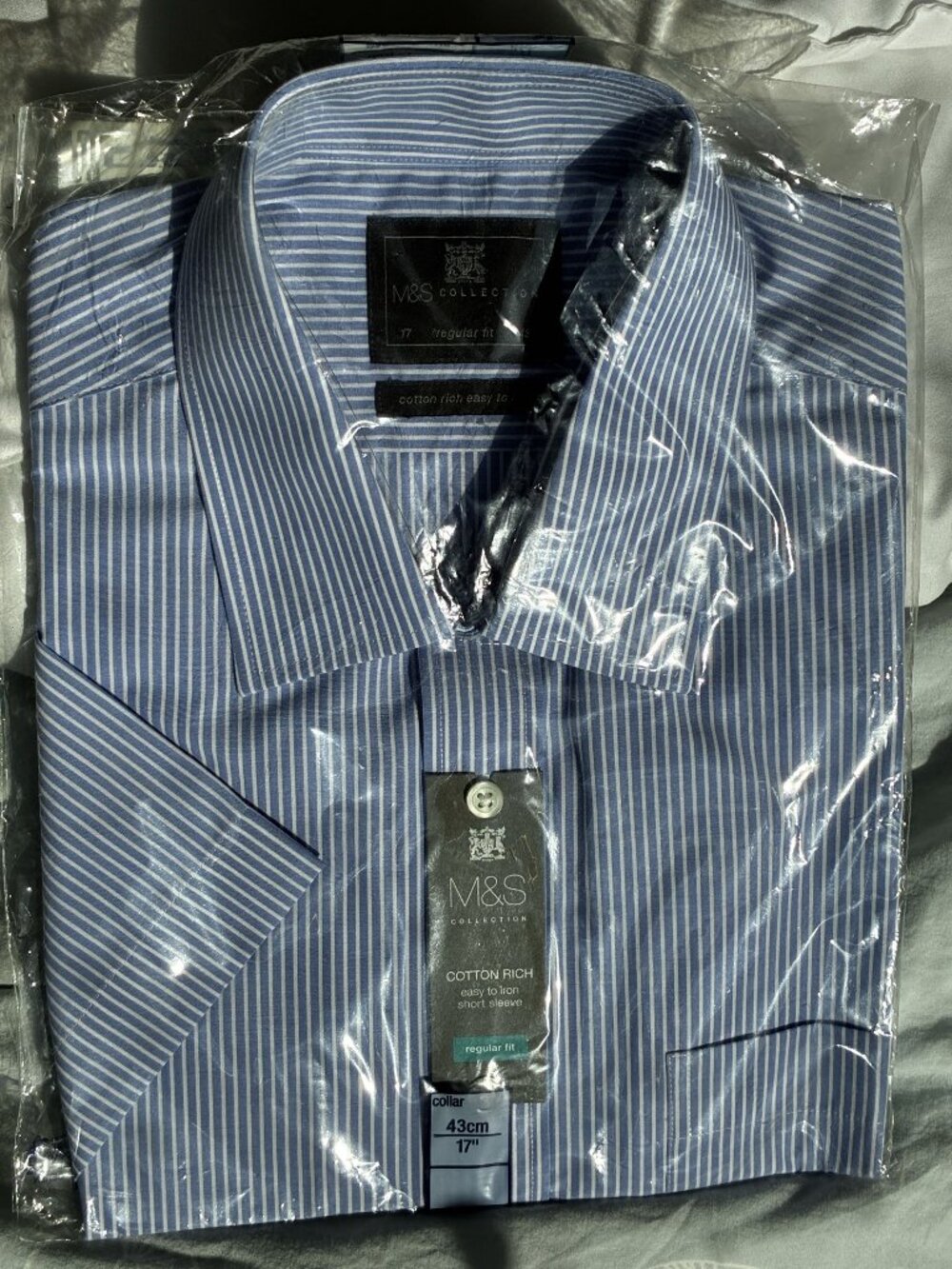 M&S Collection Short Sleeve Dress Shirt